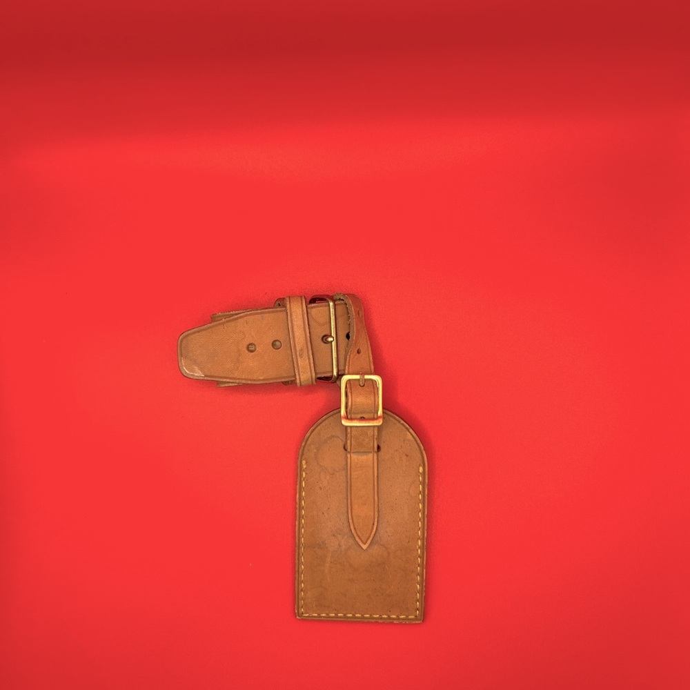 Authentic Louis Vuitton Luggage Tag 2pc Set